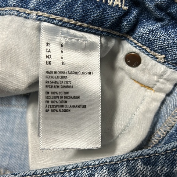 AMERICAN Eagle Jean High Rise Festival Denim Shorts - Picture 4 of 8